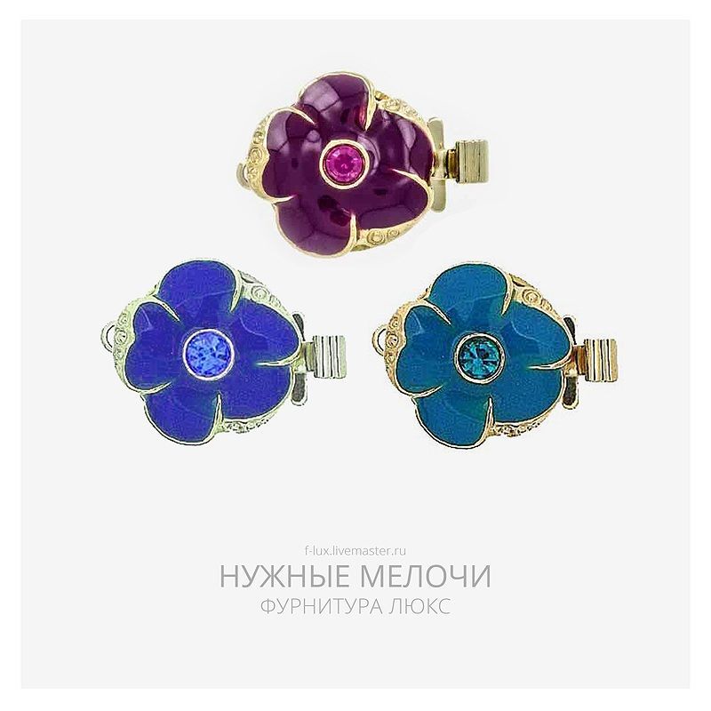 Ювелирный замок на 1 нить для бус и браслетов Германия. в интернет ...