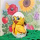 Ёлочная ватная игрушка Цыплёнок в скорлупке. Елочные игрушки. Домовой Уют. Ярмарка Мастеров.  Фото №5