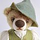Заказать Шапочка Робин Гуда. Teddysoul - Шляпки (teddyhats). Ярмарка Мастеров. . Одежда для кукол Фото №3