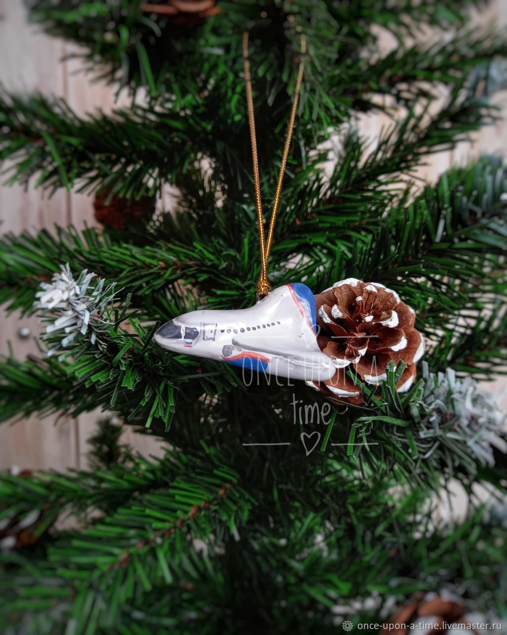 Самолет Новогодняя Игрушка