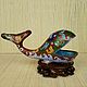Винтаж: РЕДКОСТЬ  КИТ Большая  ФИГУРКА  КЛУАЗОНЕ  CLOISONNE  Китай. Статуэтки винтажные. Чердак дяди Рико. Интернет-магазин Ярмарка Мастеров.  Фото №2