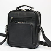 Сумки и аксессуары handmade. Livemaster - original item Men`s bag: Leather bag. Handmade.