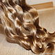 Hair for dolls is natural. ( Walnut). Curls curls for dolls. Doll hair. Hair and everything for dolls. My Livemaster. Фото №4