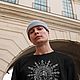 ГАНЕША авторский принт на черной Футболке Одежда унисекс. Футболки и майки мужские. ANAHART. Ярмарка Мастеров.  Фото №4