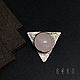 Silver pendant with rose quartz. Pendants. BOR.N | avtorskoe serebro. Online shopping on My Livemaster.  Фото №2