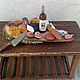 Заказать Сырная доска для кукольной миниатюры Еда для кукол. Minidom.irina. Ярмарка Мастеров. . Кукольная еда Фото №3