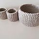Заказать Набор интерьерных корзин. Chinko_handmade. Ярмарка Мастеров. . Корзины Фото №3