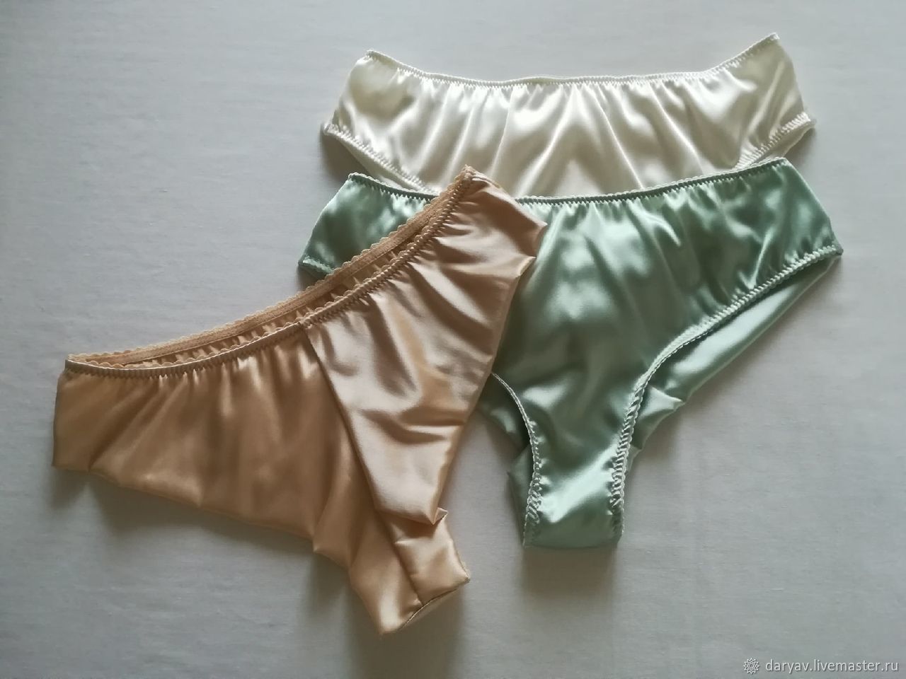 Set of silk Brazilian panties 3 colors – купить на Ярмарке Мастеров –  LSL5SCOM | Underpants, St. Petersburg