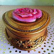 Для дома и интерьера handmade. Livemaster - original item Box: Rose. Handmade.