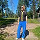 Заказать Блузка льняная...черная...ретро-шик. LoLo (LoLo #Крутой_пошив#). Ярмарка Мастеров. . Блузки Фото №3