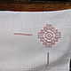 70/70 linen pillowcase with embroidery Ivanovo stitch. Pillowcases. flax&lace. Online shopping on My Livemaster.  Фото №2