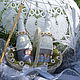 "Лёгкая жизнь" Свадебное декор бутылок, Бутылки свадебные, Москва,  Фото №1