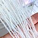 1.9*2.5 мм. Молочный опал. Хрустальные бусины стеклянные. Бусины. Accessoria Фурнитура для украшений. Интернет-магазин Ярмарка Мастеров.  Фото №2