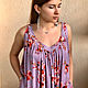 Dress sundress sleeveless floor length Maxi Lavender and Flamingo. Dresses. PolMary. Online shopping on My Livemaster.  Фото №2
