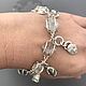 Bracelet Silver. sacred Valentine. Fluorite, labradorite, kyanite. Chain bracelet. BENANDLU. My Livemaster. Фото №5