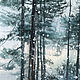 Small watercolor winter landscape Snowfall in the forest. Pictures. Pictures for the soul (RozaSavinova). My Livemaster. Фото №4