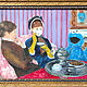  ' Tea party with Cookie Monster' oil painting. Pictures. flamemilady. My Livemaster. Фото №5
