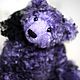  Violet Bear. Teddy Bears. Milaniya Dolls (milaniyadolls). My Livemaster. Фото №5