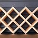 Order Shelf rack 'honeycomb' 20 cells. Color Wood. Livemaster. . Shelves Фото №3