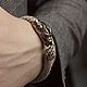 Order Dragon Bracelet | Bronze | Premium Leather. totemicashop. Livemaster. . Braided bracelet Фото №3