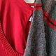 Винтаж: Комплект, 1+1. Красный жилет + красная кофта. Бренды. 50р. Костюмы винтажные. Krasnova Vintage, Handmade, Brands. Ярмарка Мастеров.  Фото №12