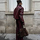 Бомбер бордо из натуральной кожи burgundy. Бомберы. YANA KRAFT BRAND. Ярмарка Мастеров.  Фото №8