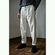 Брюки мужские из конопляного холста Hemp Single Pleat Pant 2 Ecru, Брюки мужские, Нижний Новгород,  Фото №1