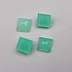 Chrysoprase natural square ' sugar loaf', Cabochons, Khimki,  Фото №1
