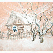 Снижение цены! "Метель", картина в подарок на Новый год, Картины, Северск,  Фото №1