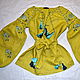 Льняная блузка с вышивкой 748, Блузки, Сумы,  Фото №1