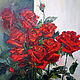 Order Oil Painting on canvas "A corner red roses". Filin-art. Livemaster. . Pictures Фото №3