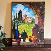 Картины и панно handmade. Livemaster - original item Italy.Tuscany. Landscape. Still life.. Handmade.
