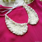 Аксессуары handmade. Livemaster - original item Choker-collar with pearls "Tenderness". Handmade.