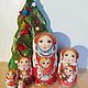 Matryoshka in red sundress. Dolls1. Matryoshka by Irene. Online shopping on My Livemaster.  Фото №2