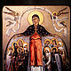 Icon 'Pokrov Presvyatoy Bogoroditsy'. Icons. ikon-art. My Livemaster. Фото №4