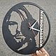 Часы Nirvana Kurt Cobain. Часы из виниловых пластинок. WoodBob Гравировка и изделия. Интернет-магазин Ярмарка Мастеров.  Фото №2