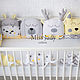 Bumpers animals for a cot. Sides for crib. Miss Judy cotton (JuliaLepa). My Livemaster. Фото №6