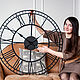 Large wall clock 'Bern' 90 cm made of metal, Watch, Samara,  Фото №1