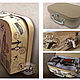 Путешествующий чемоданчик« EGOISTE». Именные сувениры. Crispy Art/ Бумажный декор. Интернет-магазин Ярмарка Мастеров.  Фото №2