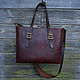 Заказать Сумка кожаная, мод.Michigan, тоут, tote bag. Labour. Ярмарка Мастеров. . Сумка-тоут Фото №3