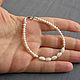 Браслет "White line" из жемчуга и перламутра. Браслет из бусин. Наталья (serna-jewelry). Интернет-магазин Ярмарка Мастеров.  Фото №2