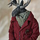 Заказать  Лось Нарядный. Ирина Сайфийдинова (textileheart). Ярмарка Мастеров. . Интерьерная кукла Фото №3