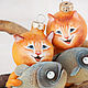 Ёлочная игрушка котёнок. Елочные игрушки. Необычные Ёлочные Игрушки. Ярмарка Мастеров.  Фото №4