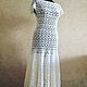 White long dress crochet " Catherine". Dresses. UrCreative. Online shopping on My Livemaster.  Фото №2