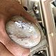 Кольцо с Лунным камнем. Кольца. Гульнара. Интернет-магазин Ярмарка Мастеров.  Фото №2