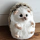 Big plush hedgehog. Stuffed Toys. handmade toys by Mari. My Livemaster. Фото №4