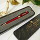 Gift pen in box with engraved. Pen in pencil case. Handle. Trees may - creative workshop. My Livemaster. Фото №4
