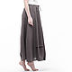 Smoky boho skirt made of 100% linen. Skirts. LINEN & SILVER ( LEN i SEREBRO ). Ярмарка Мастеров.  Фото №5