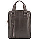 Leather bag 'Ashton' (brown), Classic Bag, St. Petersburg,  Фото №1