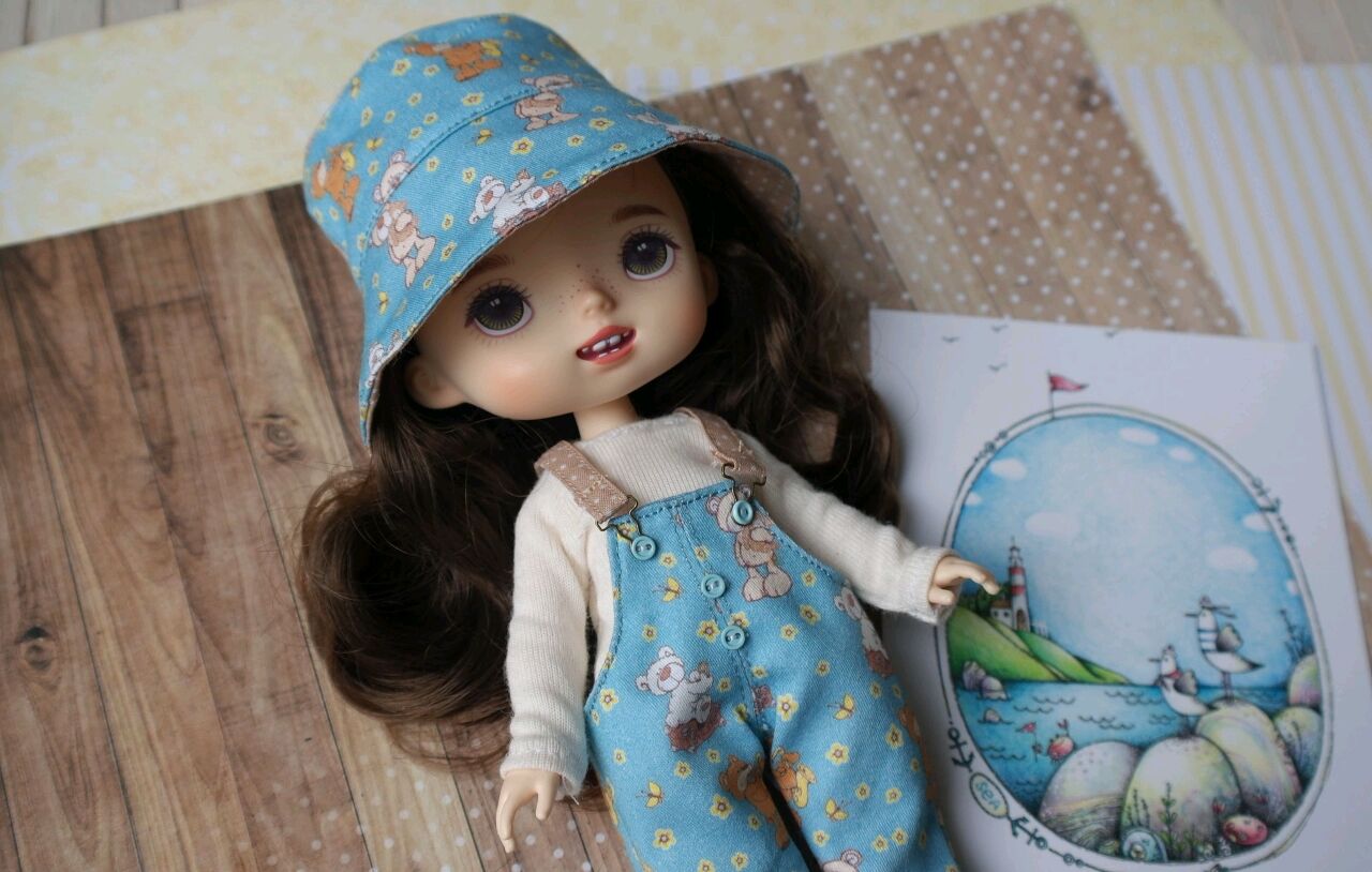 Комплект одежды. Monst doll. Holala doll. Комбинезон. Панама купить в ...